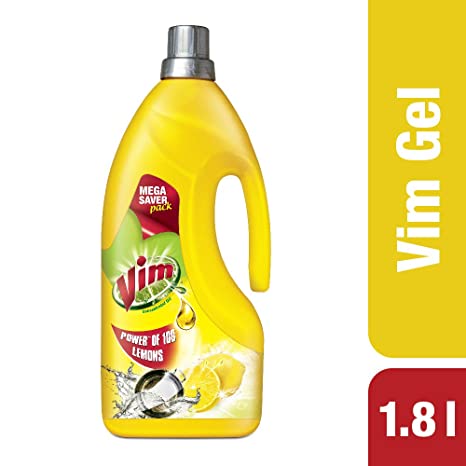 Vim Lemon Dishwash Gel (Jar)